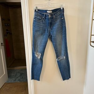 Madewell 9” High Rise Skinny Crop